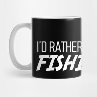 I'd Rather be fishing - Marlin Mug